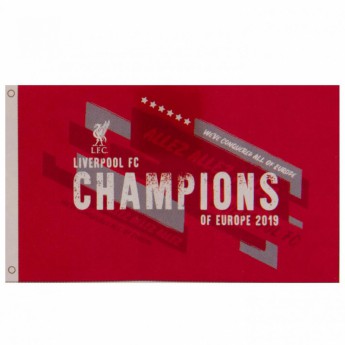 FC Liverpool zászló Champions Of Europe Flag