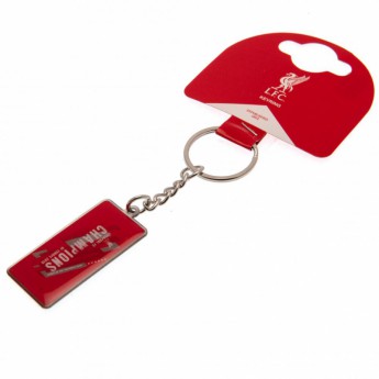 FC Liverpool függő Champions Of Europe Keyring