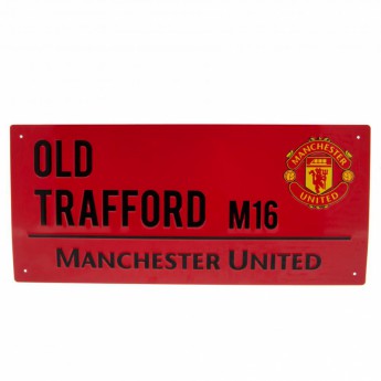 Manchester United fali tábla Street Sign RD