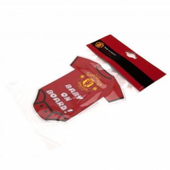 Manchester United mini autós body Baby On Board Sign