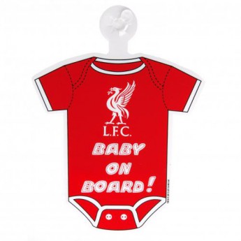 FC Liverpool mini autós body Baby On Board Sign
