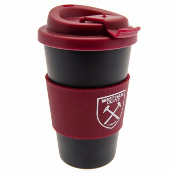 West Ham United utazó bögre Silicone Grip Travel Mug