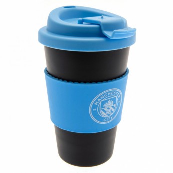 Manchester City utazó bögre Silicone Grip Travel Mug