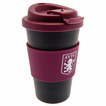 Aston Villa utazó bögre Silicone Grip Travel Mug