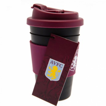 Aston Villa utazó bögre Silicone Grip Travel Mug