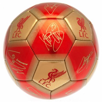 FC Liverpool futball labda Football Signature - size 5