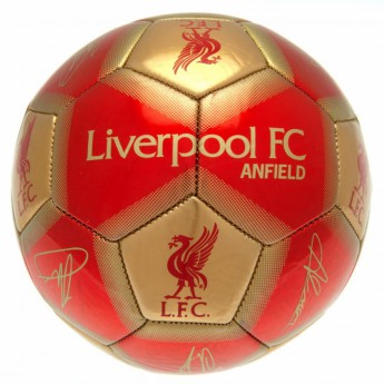 FC Liverpool futball labda Football Signature - size 5
