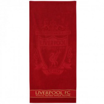 FC Liverpool fürdőlepedő Embossed Towel