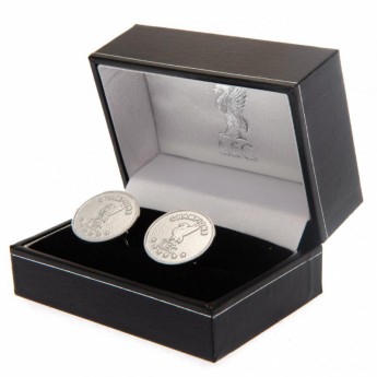 FC Liverpool mandzsettagomb Champions Of Europe Silver Plated Cufflinks