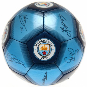 Manchester City futball labda Football Signature - size 5