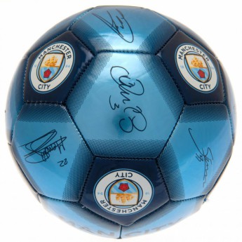 Manchester City futball labda Football Signature - size 5