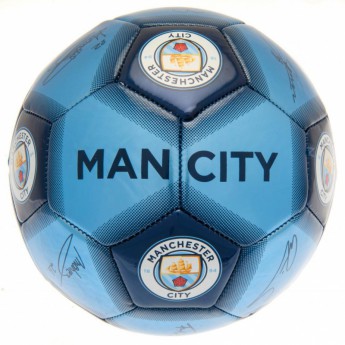 Manchester City futball labda Football Signature - size 5