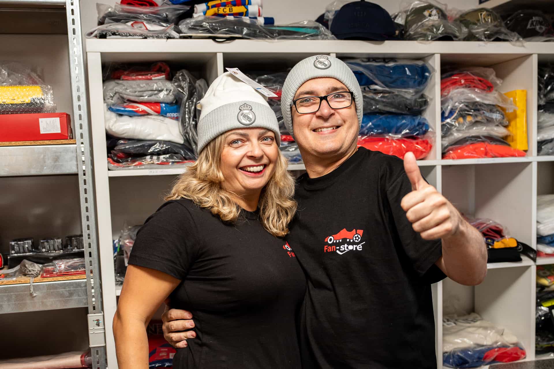 A Fan-Store webáruház mögött álló csapat