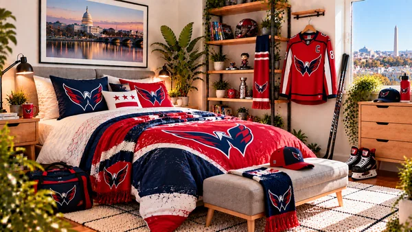 Inspiráció Washington Capitals szurkolói szobához