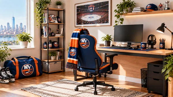 Inspiráció New York Islanders szurkolói dolgozósarokhoz