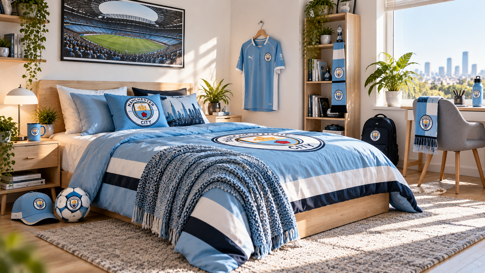 Inspiráció Manchester City szurkolói szobához