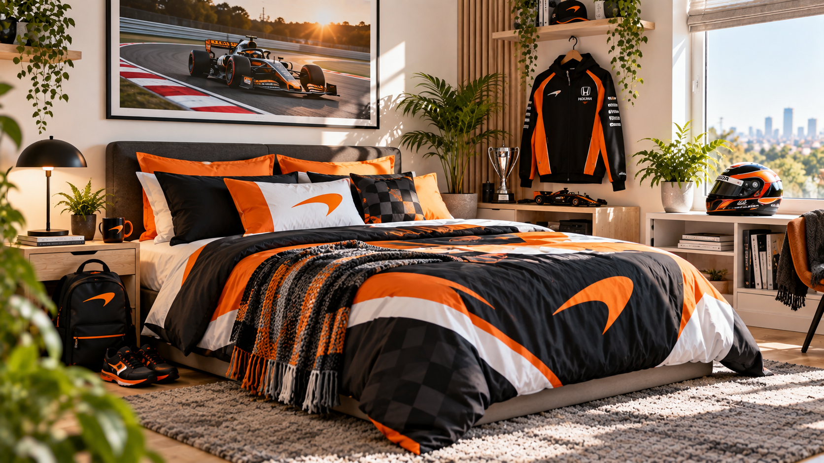 Inspiráció McLaren Honda szurkolói szobához