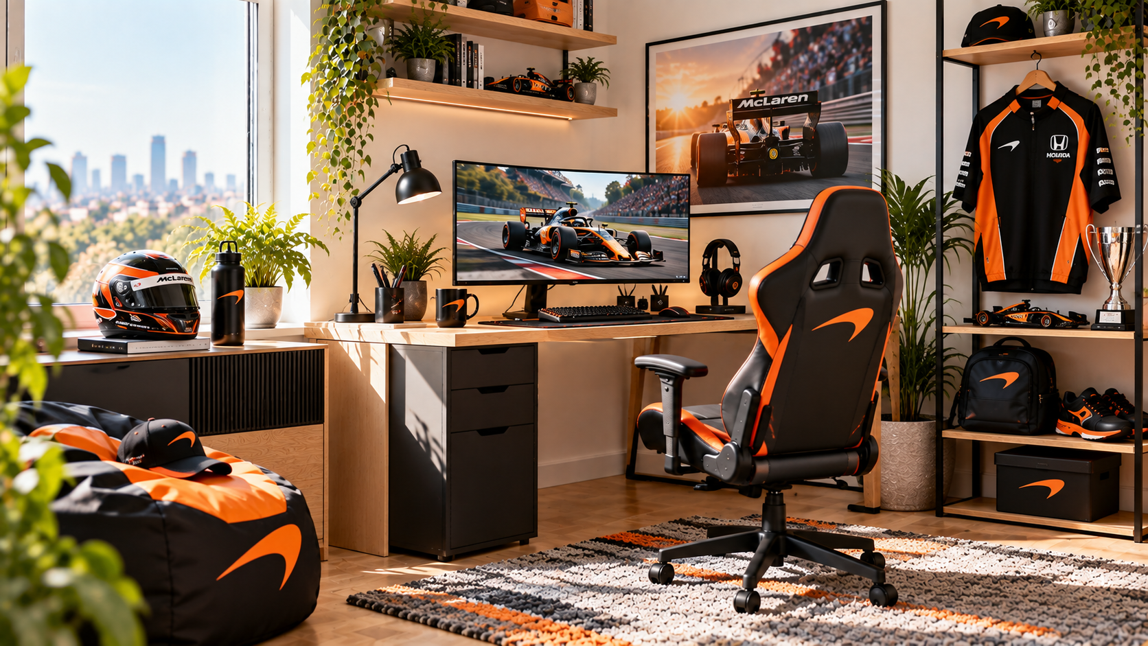 Inspiráció McLaren Honda szurkolói dolgozósarokhoz