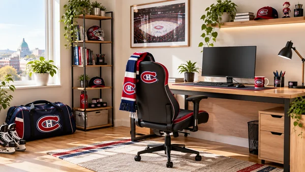 Inspiráció Montreal Canadiens szurkolói dolgozósarokhoz