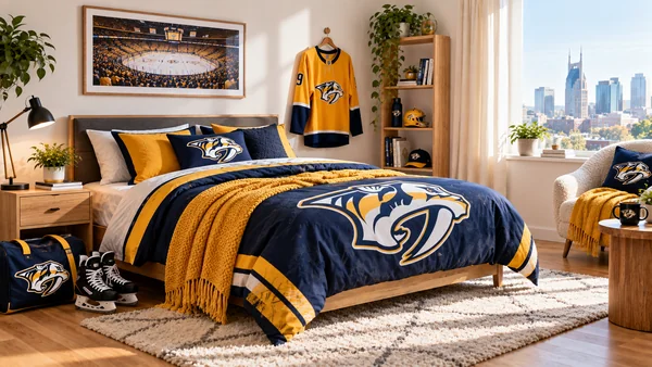 Inspiráció Nashville Predators szurkolói szobához