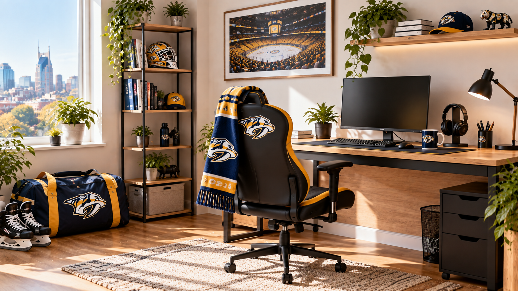 Inspiráció Nashville Predators szurkolói dolgozósarokhoz