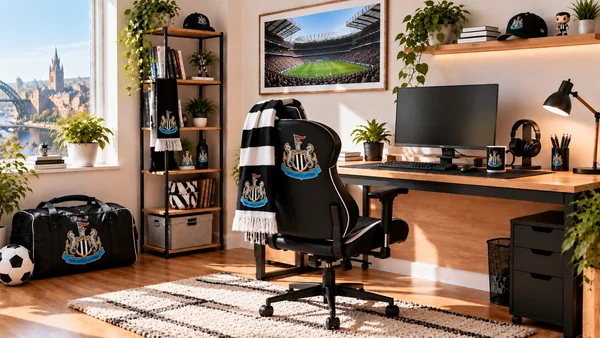 Inspiráció Newcastle United szurkolói dolgozósarokhoz