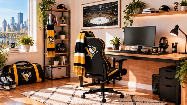 Inspiráció Pittsburgh Penguins szurkolói dolgozósarokhoz