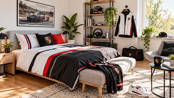 Inspiráció Porsche Motorsport szurkolói szobához