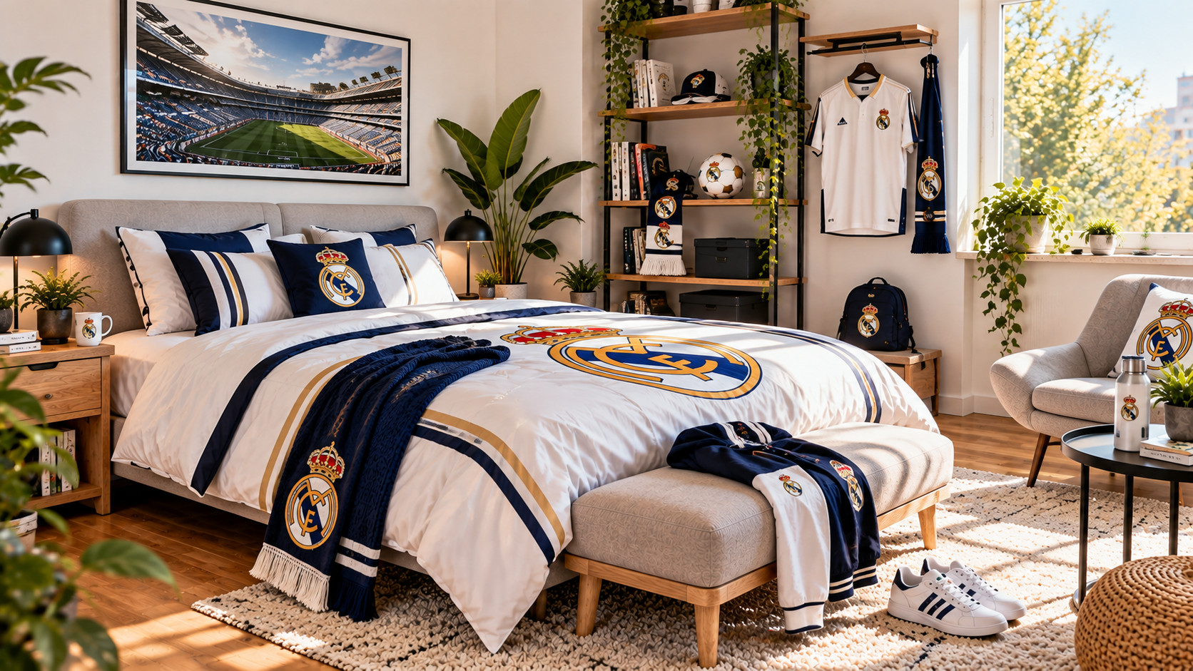 Inspiráció Real Madrid szurkolói szobához