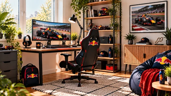 Inspiráció Red Bull Racing szurkolói dolgozósarokhoz