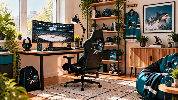Inspiráció San Jose Sharks szurkolói dolgozósarokhoz
