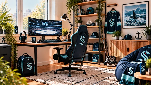 Inspiráció Seattle Kraken szurkolói dolgozósarokhoz