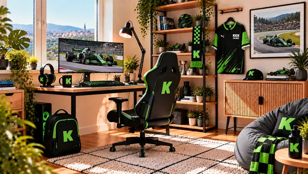 Inspiráció Stake Kick Sauber szurkolói dolgozósarokhoz