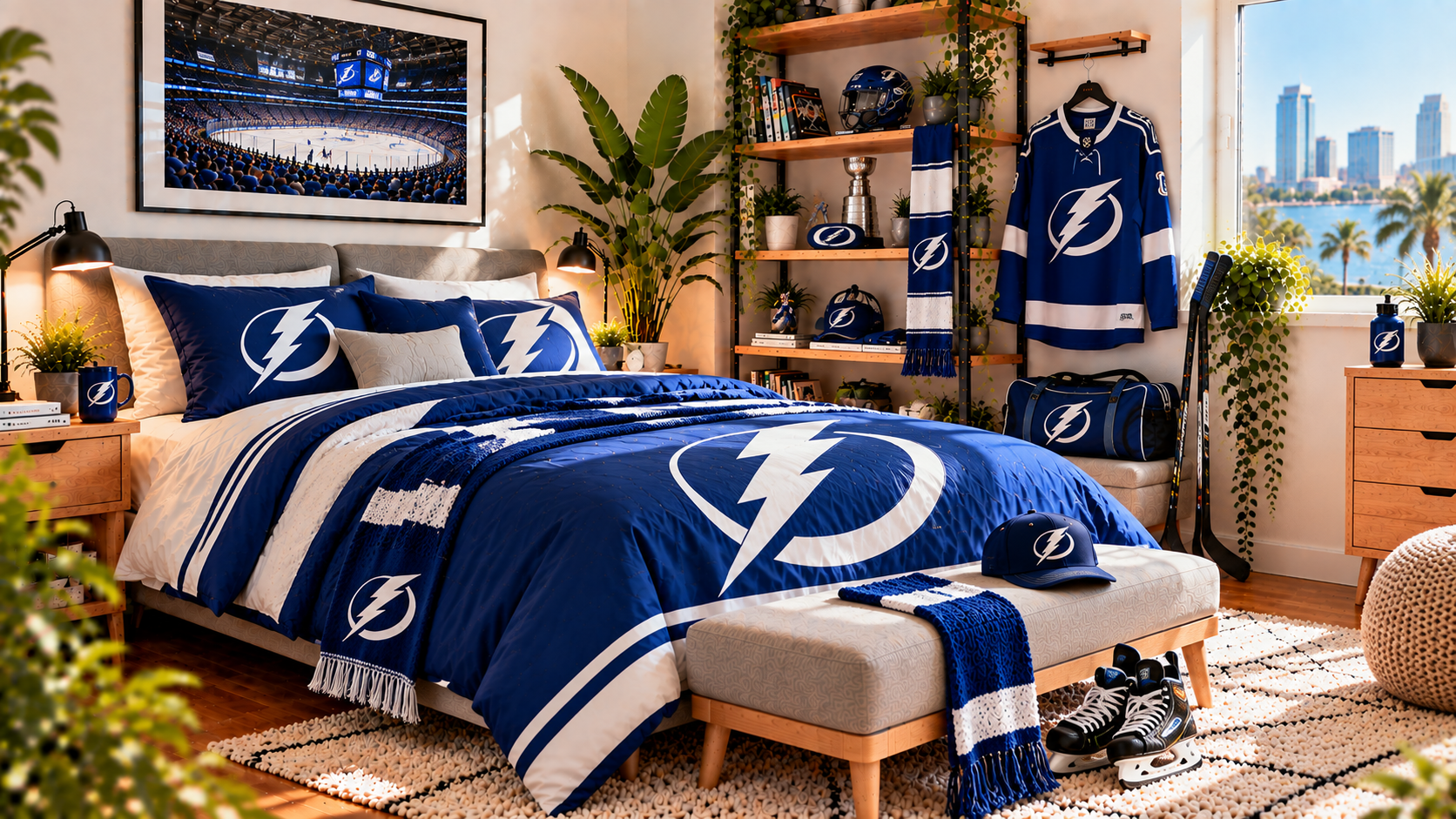 Inspiráció Tampa Bay Lightning szurkolói szobához