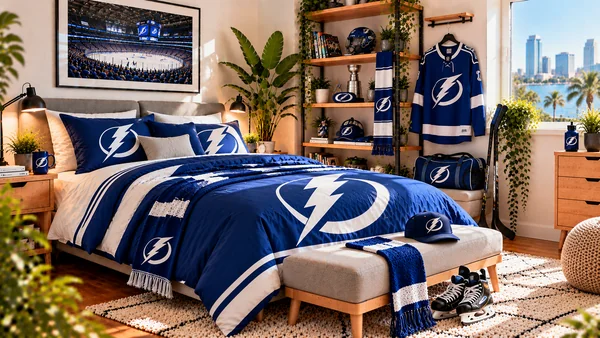 Inspiráció Tampa Bay Lightning szurkolói szobához