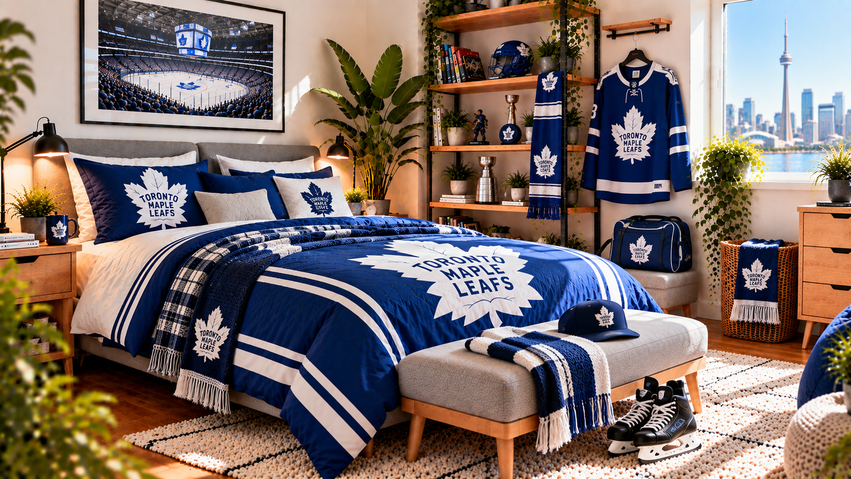 Inspiráció Toronto Maple Leafs szurkolói szobához