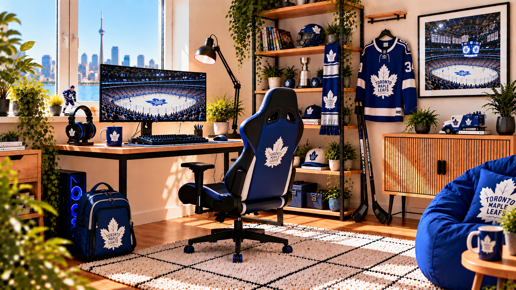Inspiráció Toronto Maple Leafs szurkolói dolgozósarokhoz