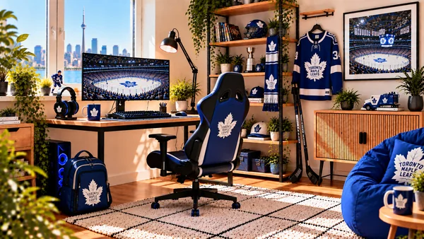 Inspiráció Toronto Maple Leafs szurkolói dolgozósarokhoz