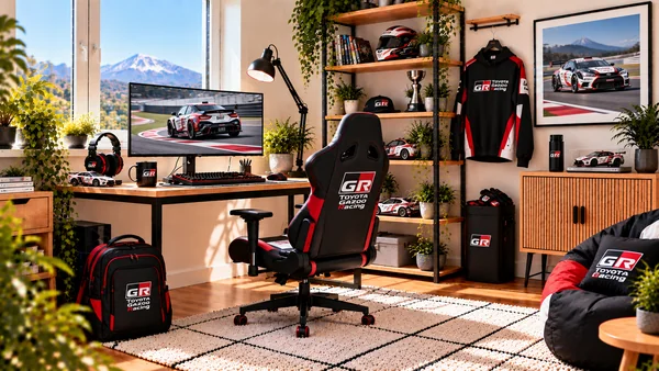 Inspiráció Toyota Gazoo Racing szurkolói dolgozósarokhoz