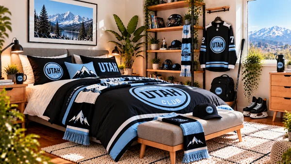Inspiráció Utah Hockey Club szurkolói szobához