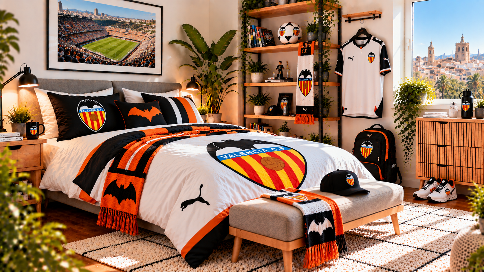 Inspiráció Valencia CF szurkolói szobához
