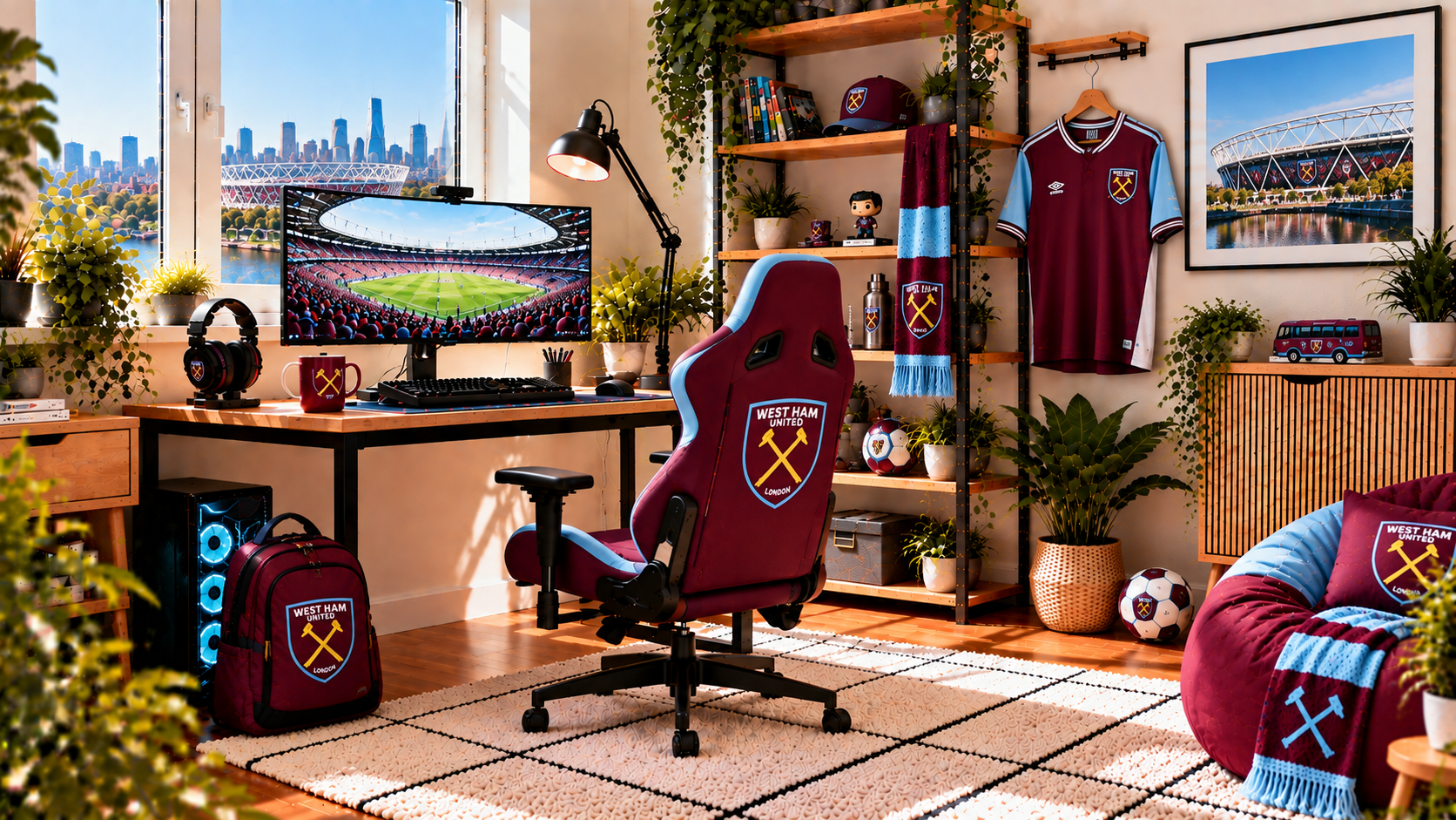 Inspiráció West Ham United szurkolói dolgozósarokhoz