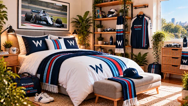 Inspiráció Williams Martini Racing szurkolói szobához